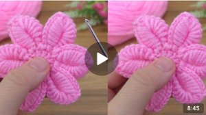 Шикарный цветочек крючком😍 #все_в_жизни_связано #вязаниекрючком #всевжизнисвязано