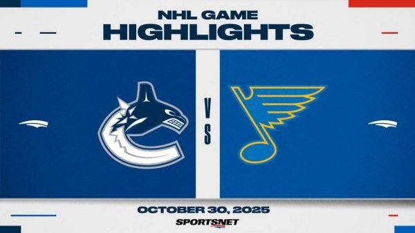 NHL Highlights | Canucks vs. Blues - October 30, 2025