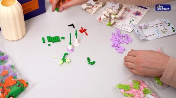 Инструкция к конструктору для создания букетов цветов от «Give Creative»