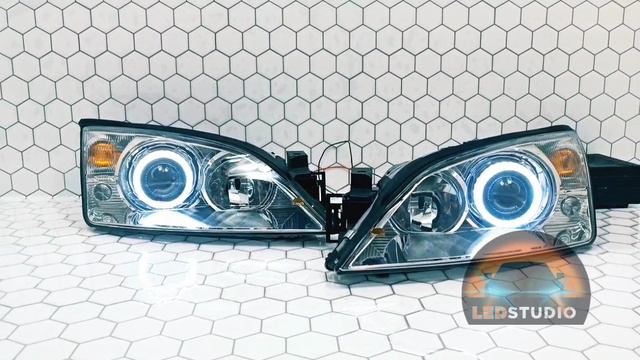 Ford Mondeo светодиодный тюнинг комплект фар смотреть онлайн