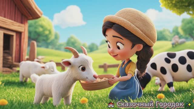 Животные на ферме | Звуки животных | Анимация для детей