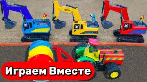 МУЛЬТИКИ ПРО МАШИНКИ И СТРОЙКУ ДЛЯ ДЕТЕЙ 🚗🚗 ИГРУШКИ МУЛЬТИКИ ДЕТЯМ