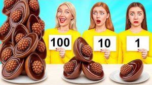 100 Слоев Еды Челлендж | Смешные Ситуации с Едой от Candy DO