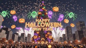 Таймер ТВ до Осеннего Хеллоуинского Нового Года 2025! Нарезка со стрима! [30.10.2025 г.]