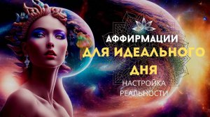 АФФИРМАЦИИ ДЛЯ ИДЕАЛЬНОГО ДНЯ! НАСТРОЙКА СВОЕЙ РЕАЛЬНОСТИ! ПОПРОБУЙ ПОСЛУШАТЬ 10 МИНУТ!