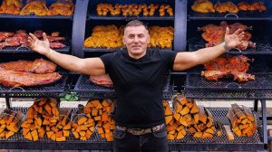 КОПТИМ ВСЁ! 150 кг МЯСА за 12 часов: БАРАНЫ, ИНДЮКИ, УТКИ, КУРЫ. МЯСНОЙ АПОКАЛИПСИС! ENG SUB