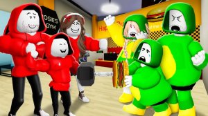 Джей Джей и Майки! КАК СИЛЬНА ССОРА МЕЖДУ СЕМЬЁЙ СИЛЬНЫХ И СЕМЬЁЙ ЖИРНЫХ? Анимация Роблокс