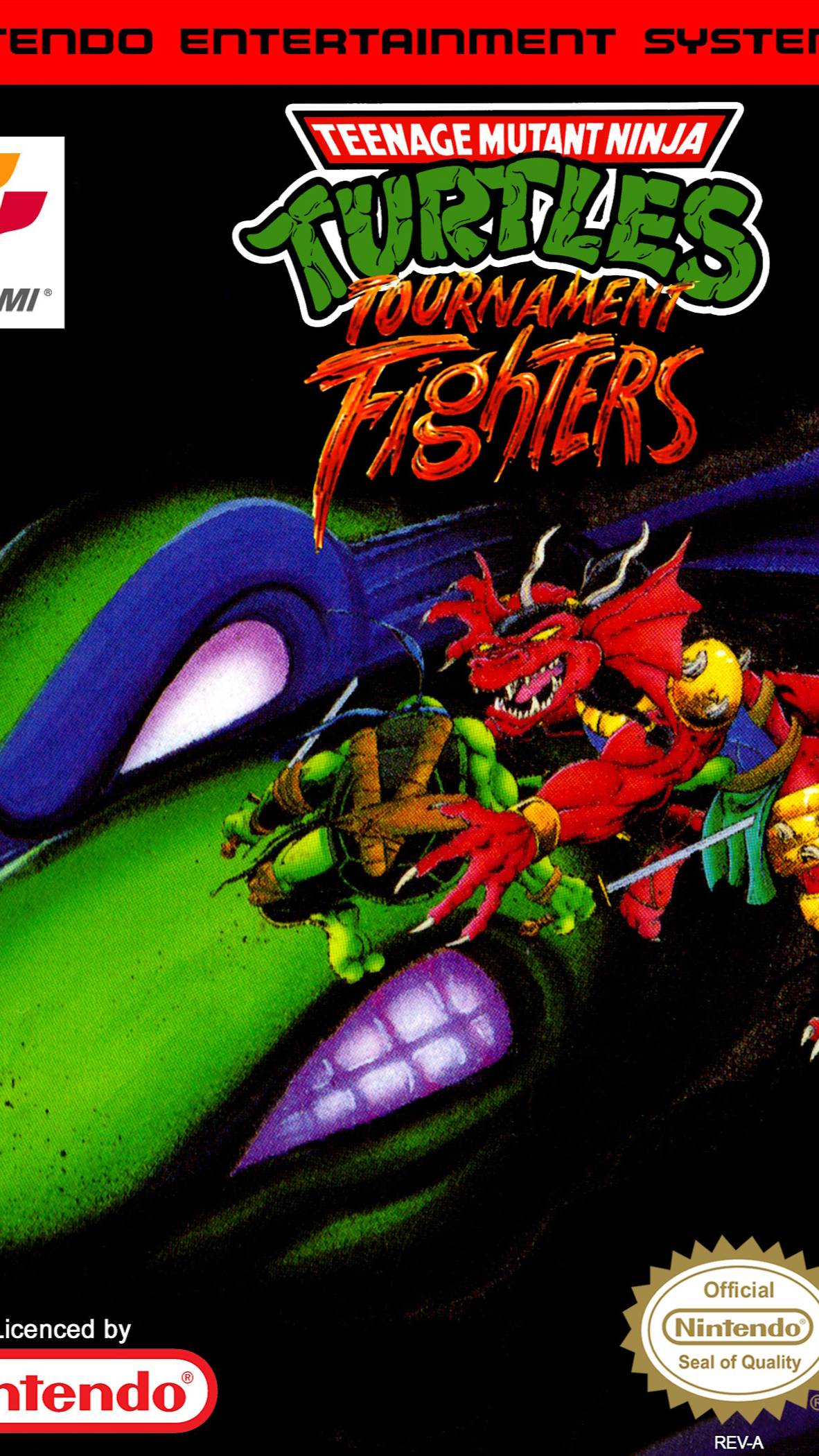 Донателло vs Шредера Черепашки-ниндзя Tournament Fighters Dendy