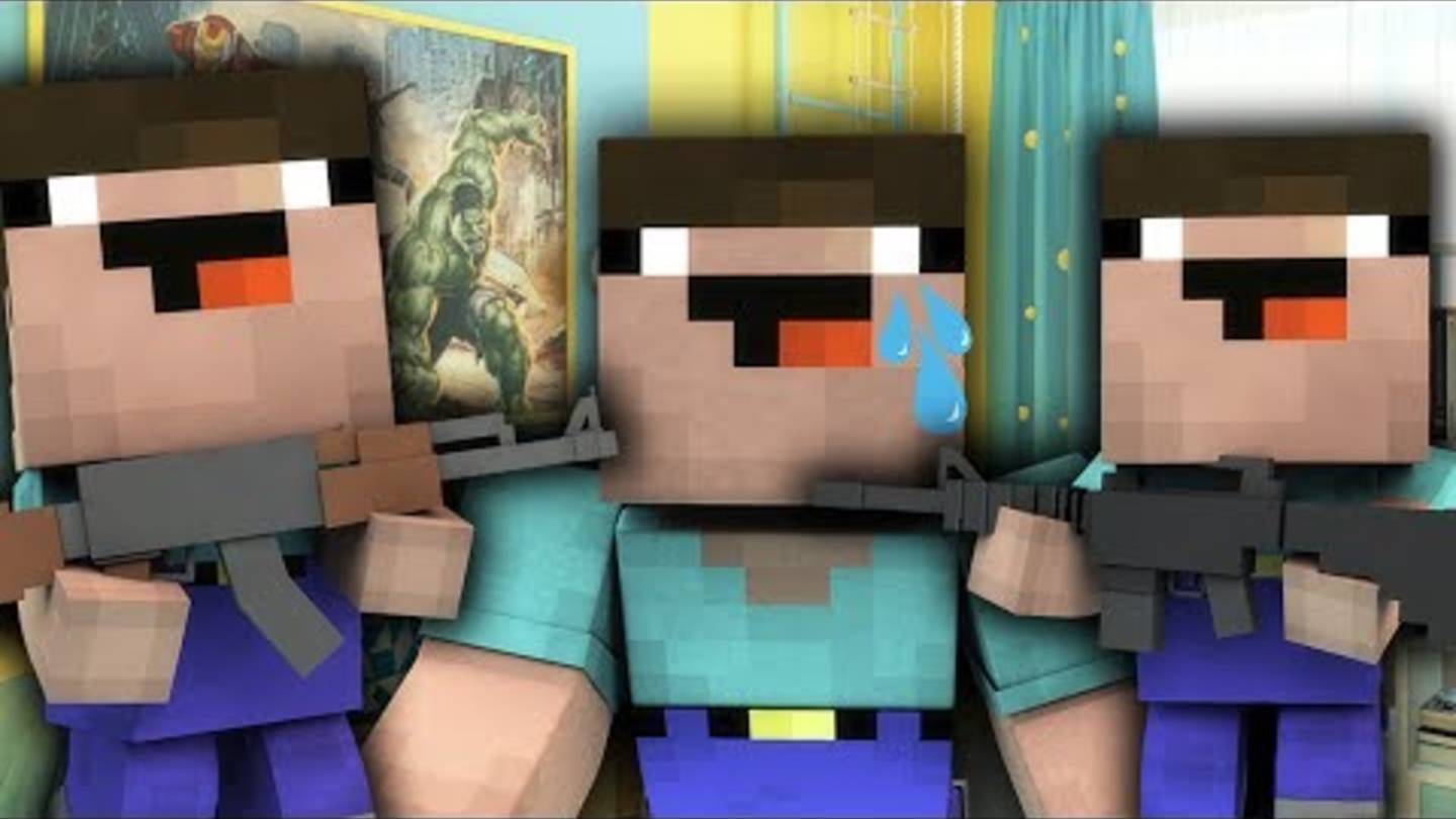 Baby ПРОТИВ НУБА В МАЙНКРАФТ!НУБ ПРОТИВ Baby В МАЙНКРАФТ! УГАРНЫЙ ТРОЛЛИНГ MINECRAFT смотреть онлайн