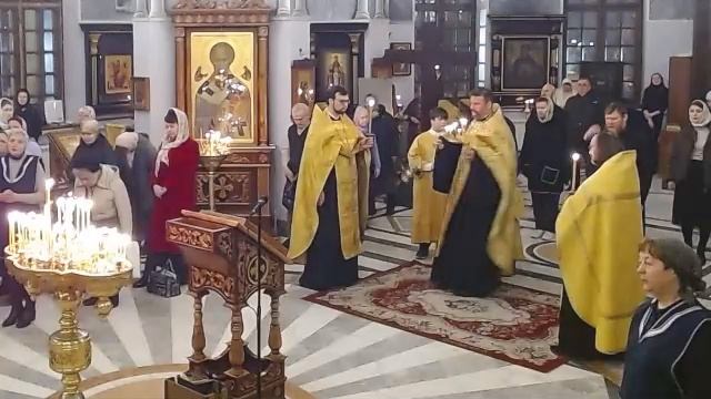 01.11.2025 Всенощное бдение. Суббота. Седмица 21-я по Пятидесятнице. смотреть онлайн