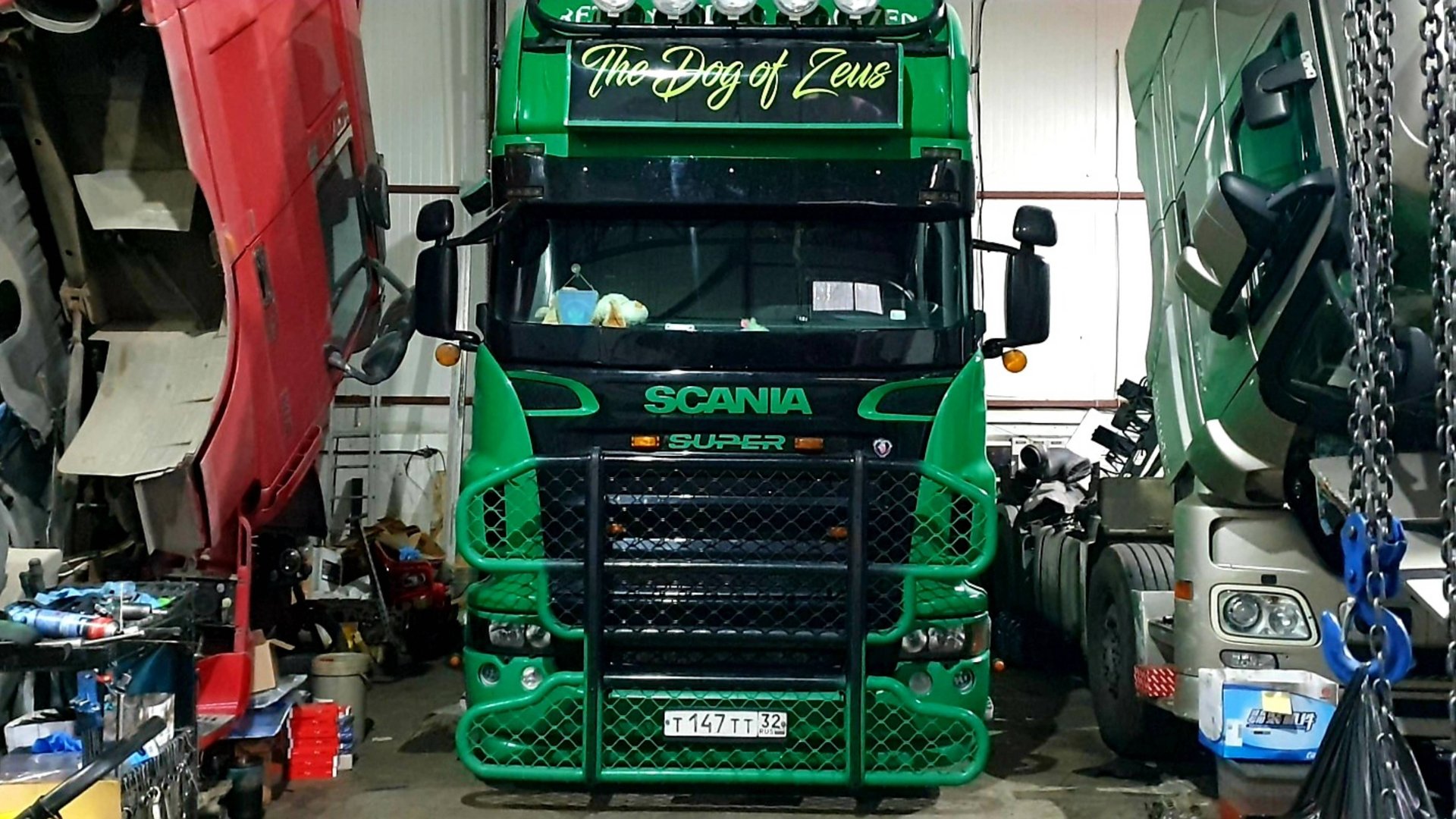 ВЫГОНЯЙ ЗВЕРЯ/SCANIA R в ремонте