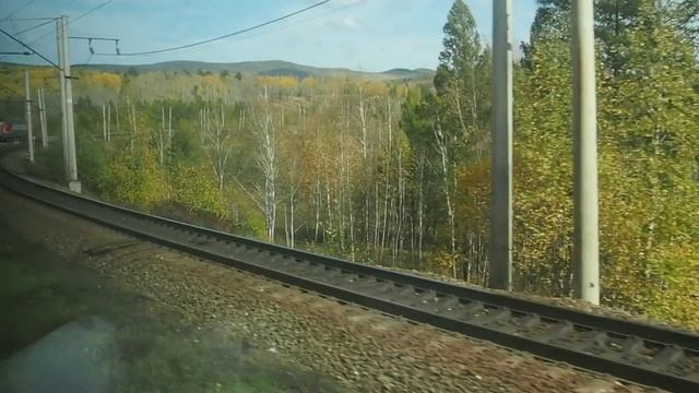 Могоча - Сковородино, вид из окна поезда (Транссибирская магистраль). смотреть онлайн