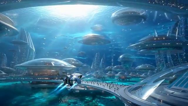 Future City 3730 The Underwater World Sci-fi AI Short Film