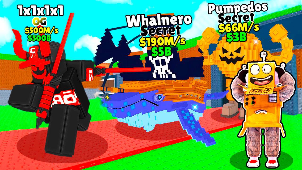 НОВЫЙ OG БРЕЙНРОТ 1x1x1x1! НОВЫЙ РИТУАЛ И СЕКРЕТНЫЙ Whalnero в ROBLOX Steal a Brainrot смотреть онлайн