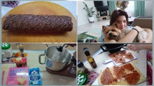 Мариную мясо.Крем для рулета.Ленивый "Наполеон".