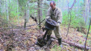 Стоянка бригады лесорубов 1940-1950г! Нашел сброс старинных запчастей от конной тяги!