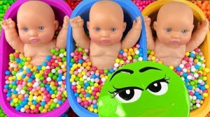 Длинная горка с коровой, слоном, гориллой, бегемотом, тигром - 3D-игра с животными Часть 23