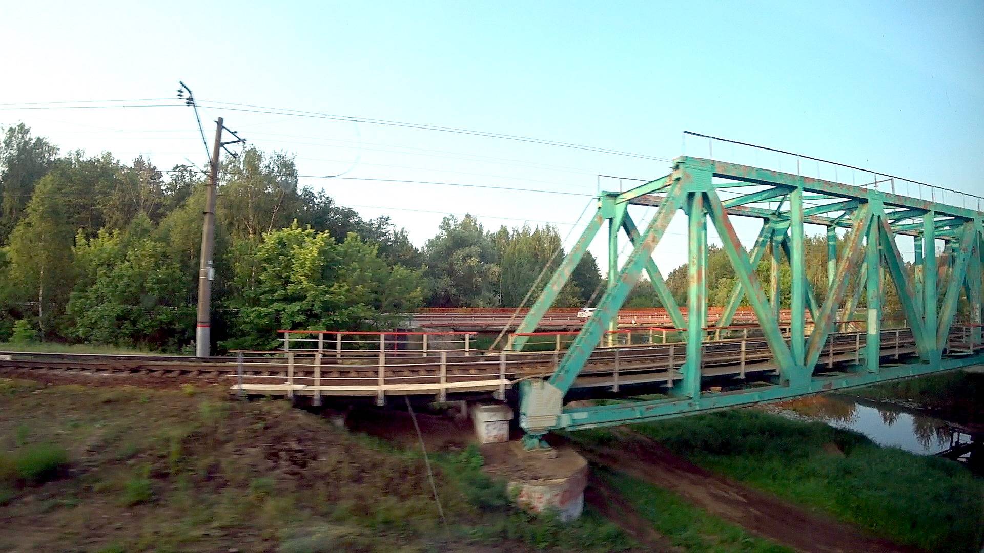 Из окна поезда: ПОДМОСКОВЬЕ - Казанское направление смотреть онлайн