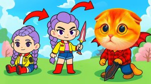 ЭВОЛЮЦИЯ КПОП ДЕМОН ХАНТЕРС! КОТ ПЕРСИК СТАЛ РУМИ В РОБЛОКС