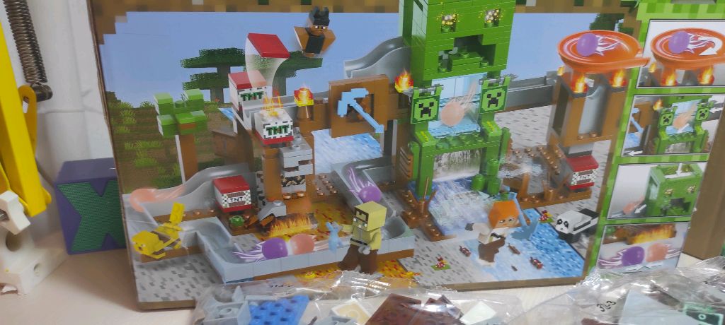 собираем конструктор майнкрафт