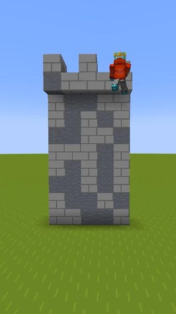 Как улучшить эту СТЕНУ в Майнкрафте_! Строительные лайфхаки в Майнкрафте! #shorts смотреть онлайн