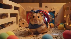 Хомяк выбирается из деревянного лабиринта — головоломки, побег из лабиринта | Hamster Maze Escape
