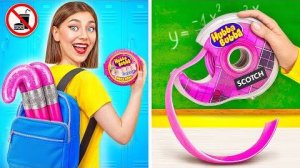 Как Пронести Сладости в Класс | Сумасшедший Челлендж от Candy DO