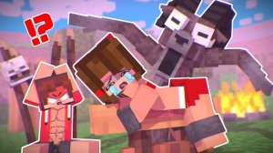 ПОМОГИ сестре Джей Джей ПРОВЕСТИ 99 НОЧЕЙ в ЛЕСУ - Анимация для Майнкрафта