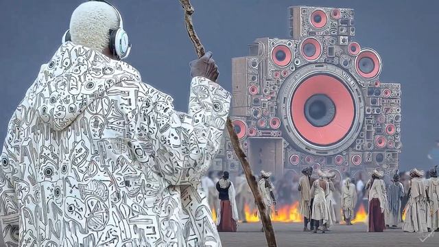【AI Burning Man (Real Style)】 | AI Art Music Video смотреть онлайн
