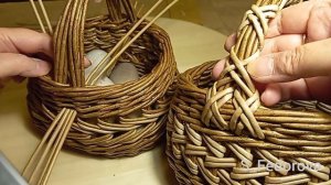 Корзинка с ручкой 2. Повтор с небольшими изменениями.