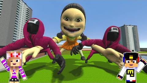 СЛОМАННЫЙ МОД НА ИГРУ В КАЛЬМАРА в МАЙНКРАФТ ДЕВУШКА НУБ и ПРО смотреть онлайн