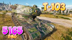 Т-103 - 6 Фрагов 5.1K Урона • Воин! • Мир Танков