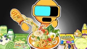 Incredibox Sprunki - Funbot Convenience Store Food MUKBANG Korean Spicy Noodles _ ASMR