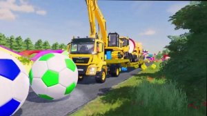 МУЛЬТИК ПРО ГРУЗОВИКИ. Смотрим, как автовозы перевозят машинки!