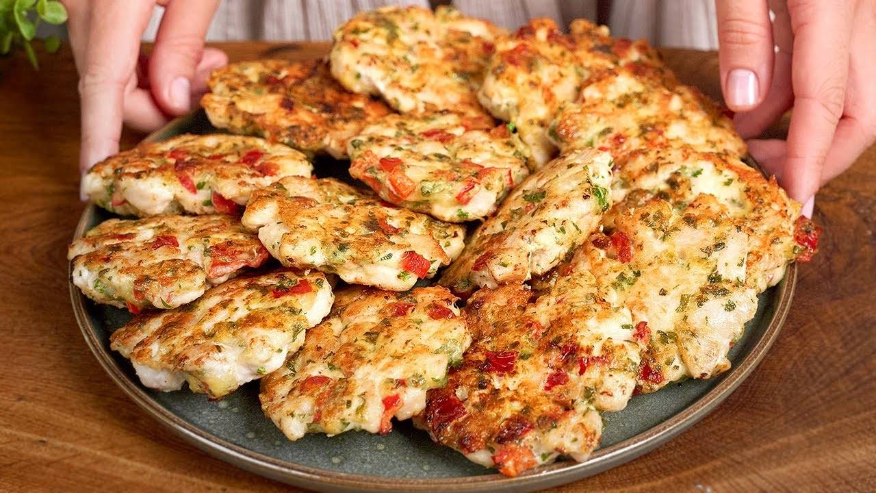 СОЧНЫЕ Куриные Котлеты БЕЗ мясорубки. Рубленые КОТЛЕТЫ. Куриные ОЛАДЬИ за 20 минут.