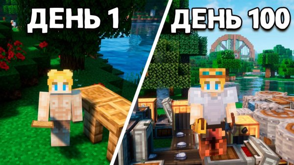 Я Выжил 100 Дней в Майнкрафт На Сборке CREATE ASTRAL!