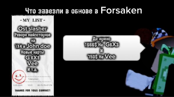 Что-же завезли в этом обновлении Forsaken? Я отвечу: "Много чего!"