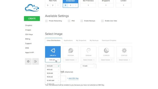 Создаем VPS на DigitalOcean