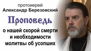 О нашей скорой смерти и необходимости молитвы об усопших (2025.10.31). Прот. Александр Березовский
