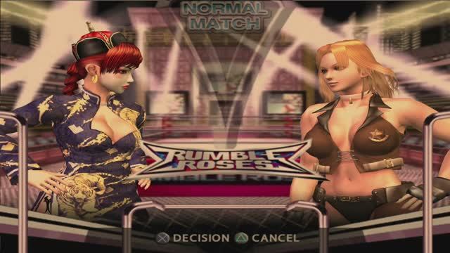 Rumble Roses PS2 06 Killer Khan Vs Dixie Clemets