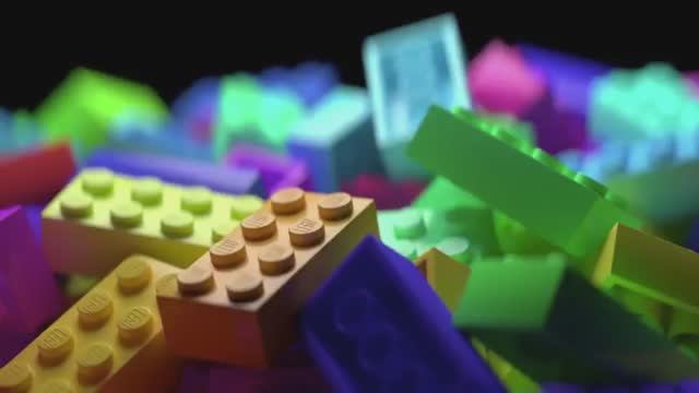 Кубики LEGO в Blender - Ускореный кадр