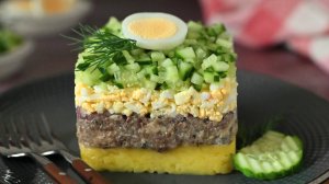 Слоёный рыбный салат с иваси — праздничный вкус без хлопот!