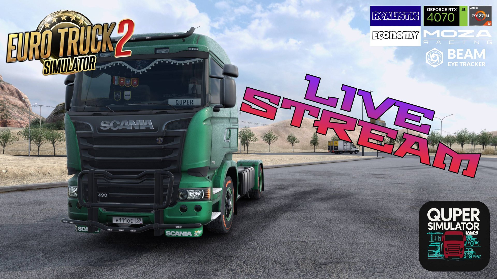 ETS2 | Продолжаем путешествие | Scania Streamline | s09e42 смотреть онлайн