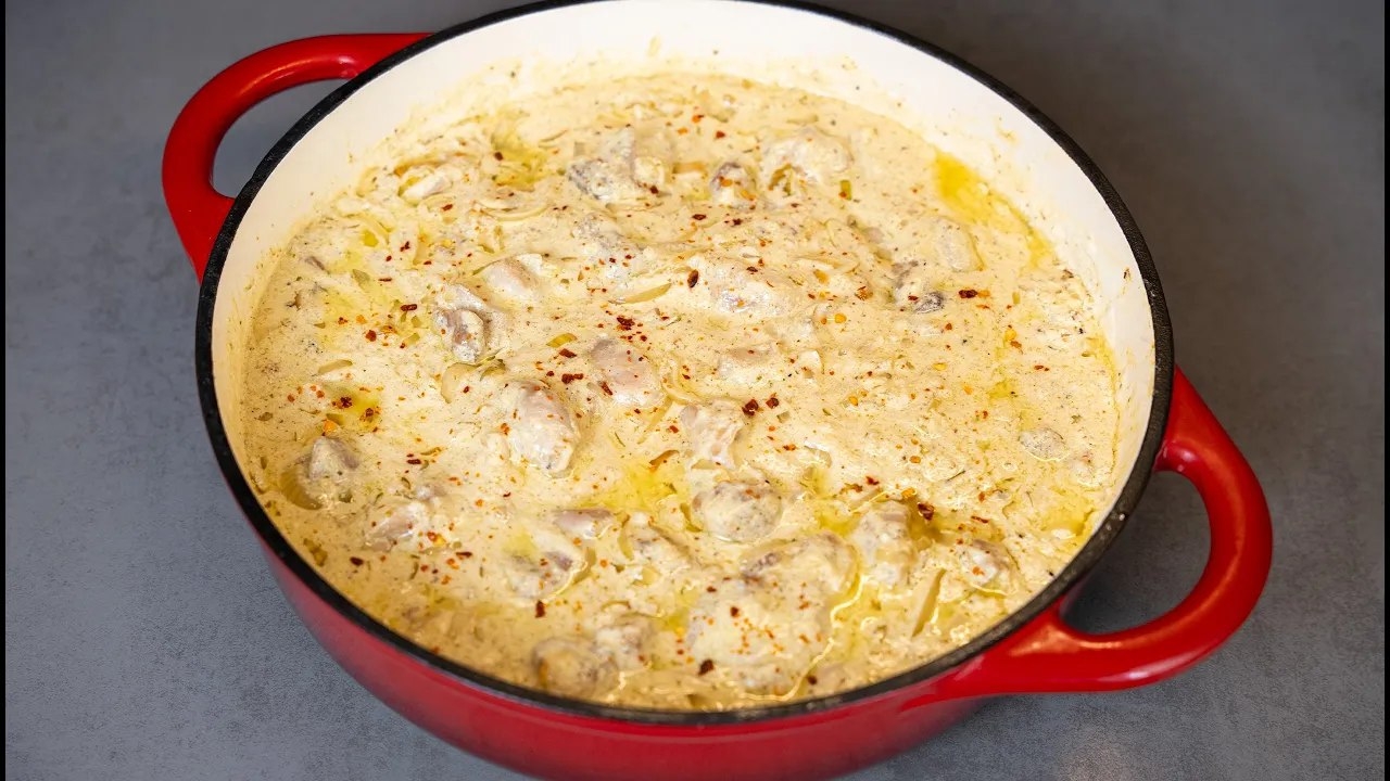 Курица в сметане - нежнее не бывает! смотреть онлайн