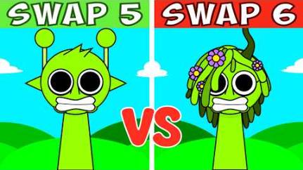 Incredibox Sprunki Phase 1 Swap 5 VS Swap 6 смотреть онлайн