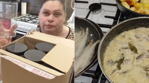 Вкусный и быстрый УЖИН. Муж помогает. ЧТО КУПИЛИ. А у нас МЕДАЛЬ.