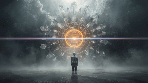 Sanctuary of Light & Glass 🌈 2 Hour Surreal Ambience Prism Structure & Refracted Figure Divine