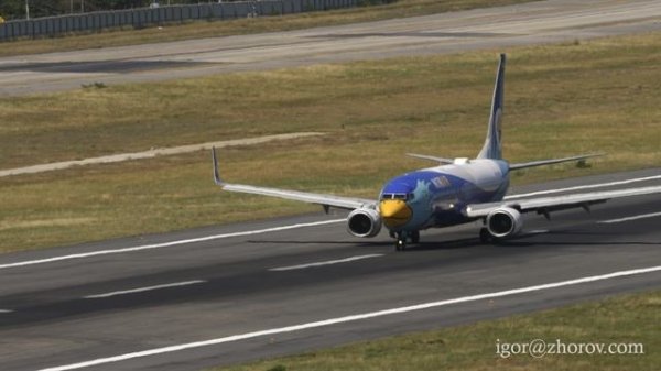 Боинг 737 авиакомпании NOK Air приземляется в аэропорту Пхукета.
