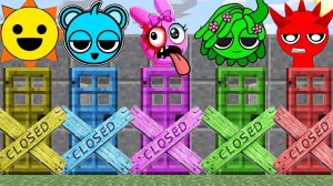 ВЫБЕРИ ПРАВИЛЬНУЮ ДВЕРЬ ВСЕ ВИДЫ СПРУНКОВ В МАЙНКРАФТ