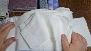 Работы по пошиву покрывала пэчворк продолжаются.